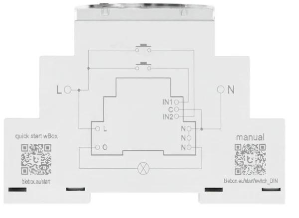 modu przekaznikowy switchbox din blebox 5155e112eeaf43e7a2489bac1a81ec72