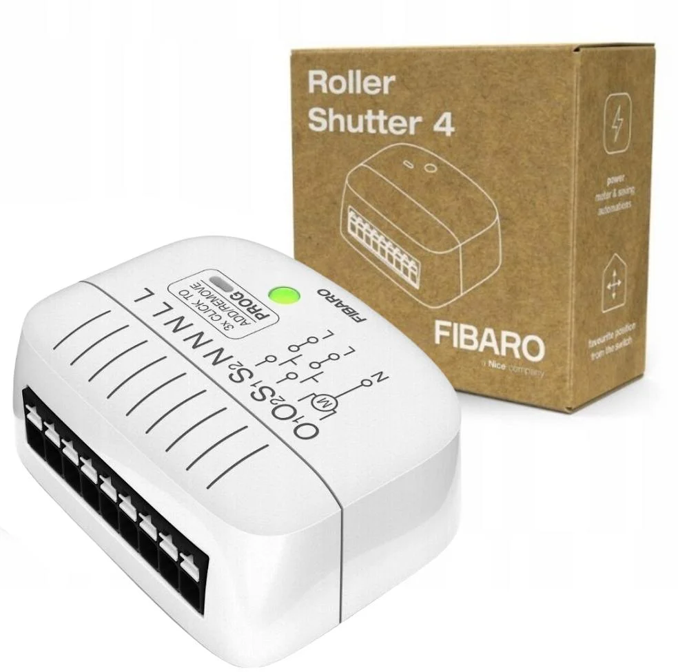 Moduł sterowania roletami FIBARO Roller Shutter 4 (FGR224) - specyfikacja i dane techniczne: