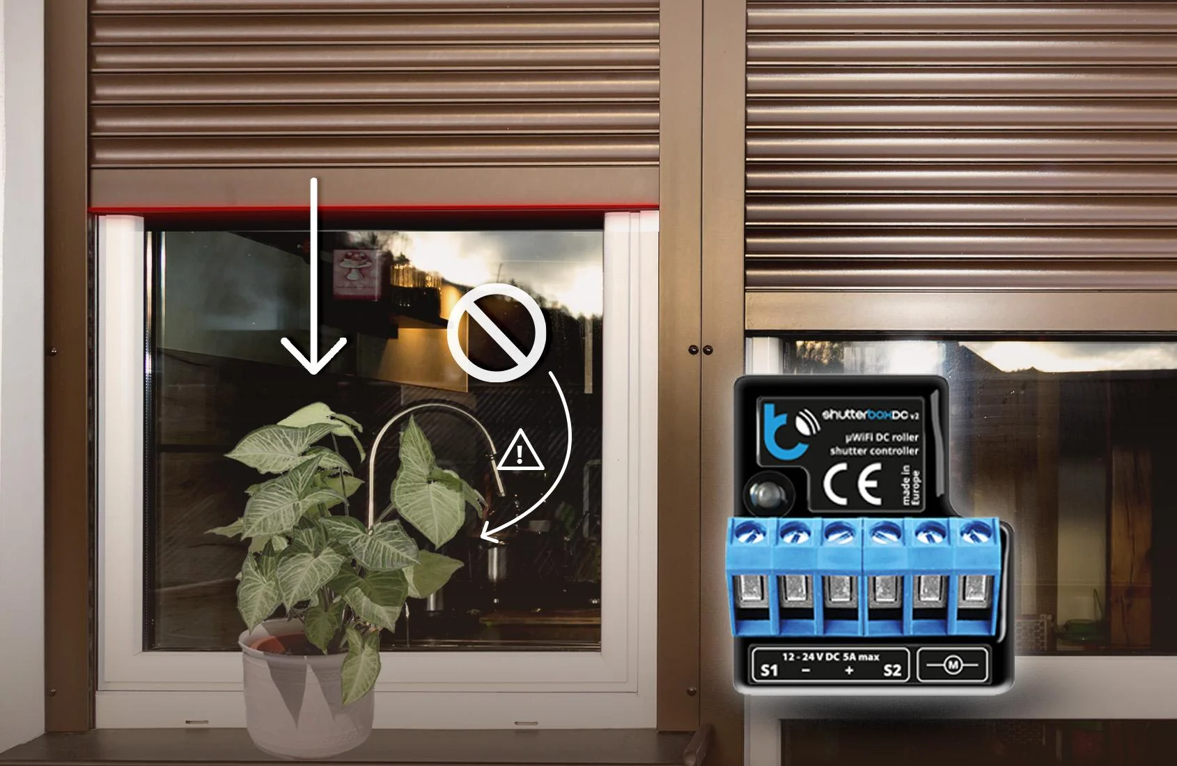 BleBox shutterBoxDC v2 - sterownik funkcjonalny i wyposażony w komplet zabezpieczeń