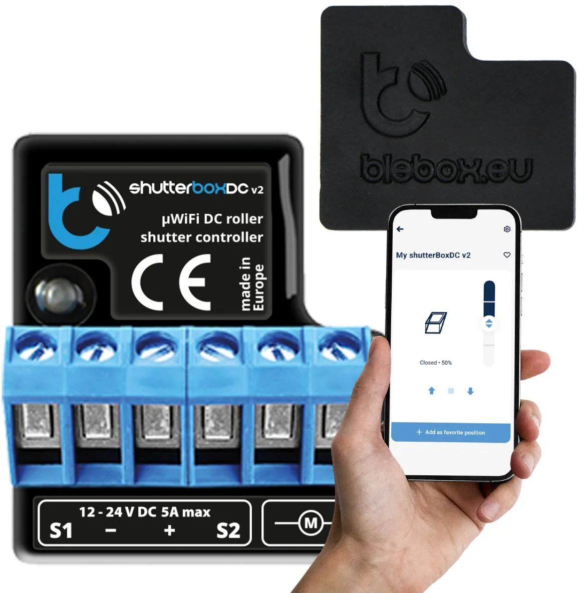 BleBox shutterBoxDC v2 - specyfikacja i dane techniczne urządzenia: