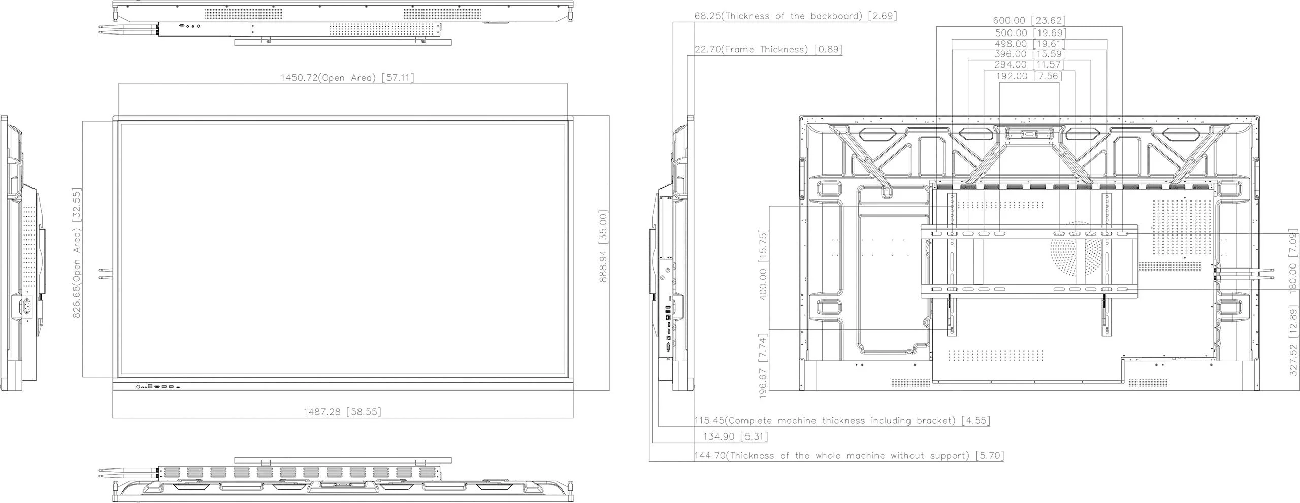 Monitor interaktywny Dahua LPH65-ST410-S2