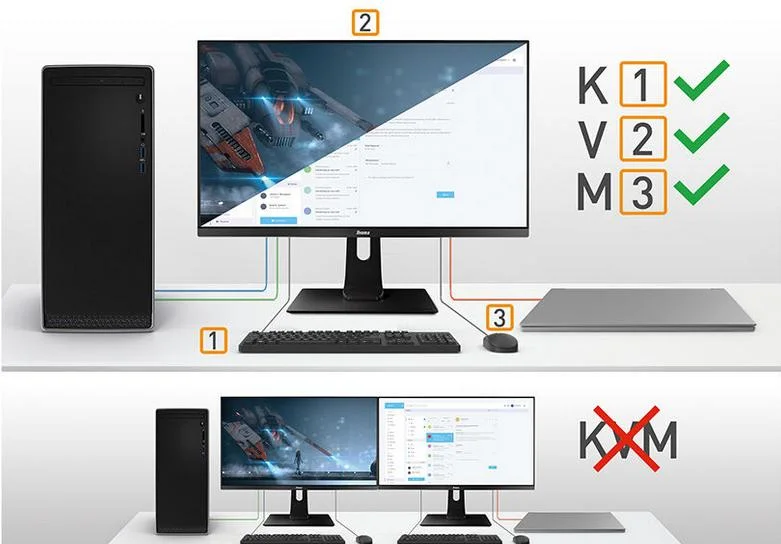 Monitor LED IIYAMA XCB3494WQSN-B5 34" z przełącznikiem KVM