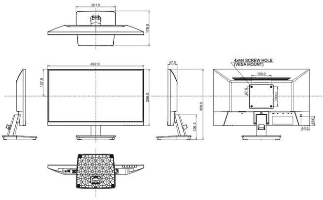 Monitor LED IIYAMA XU2293HSU-B6 22 cale IPS 1ms 100HZ HDMI DisplayPort USB