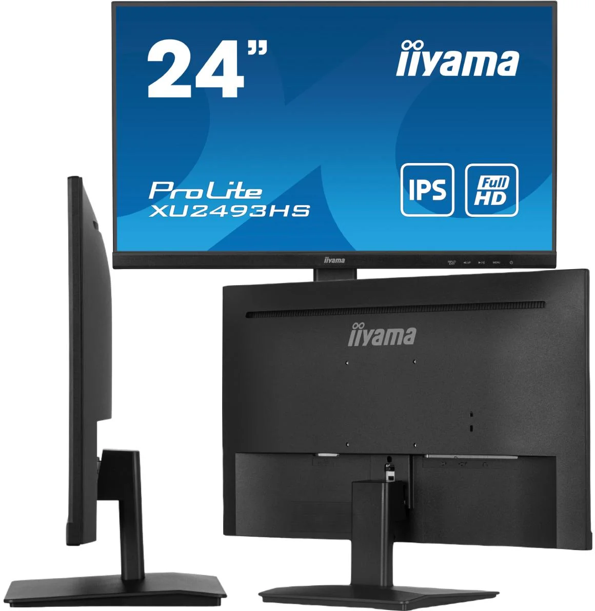 Monitor LED IIYAMA XU2493HS-B6 24" IPS 100Hz 0,5ms Slim - najważniejsze cechy: