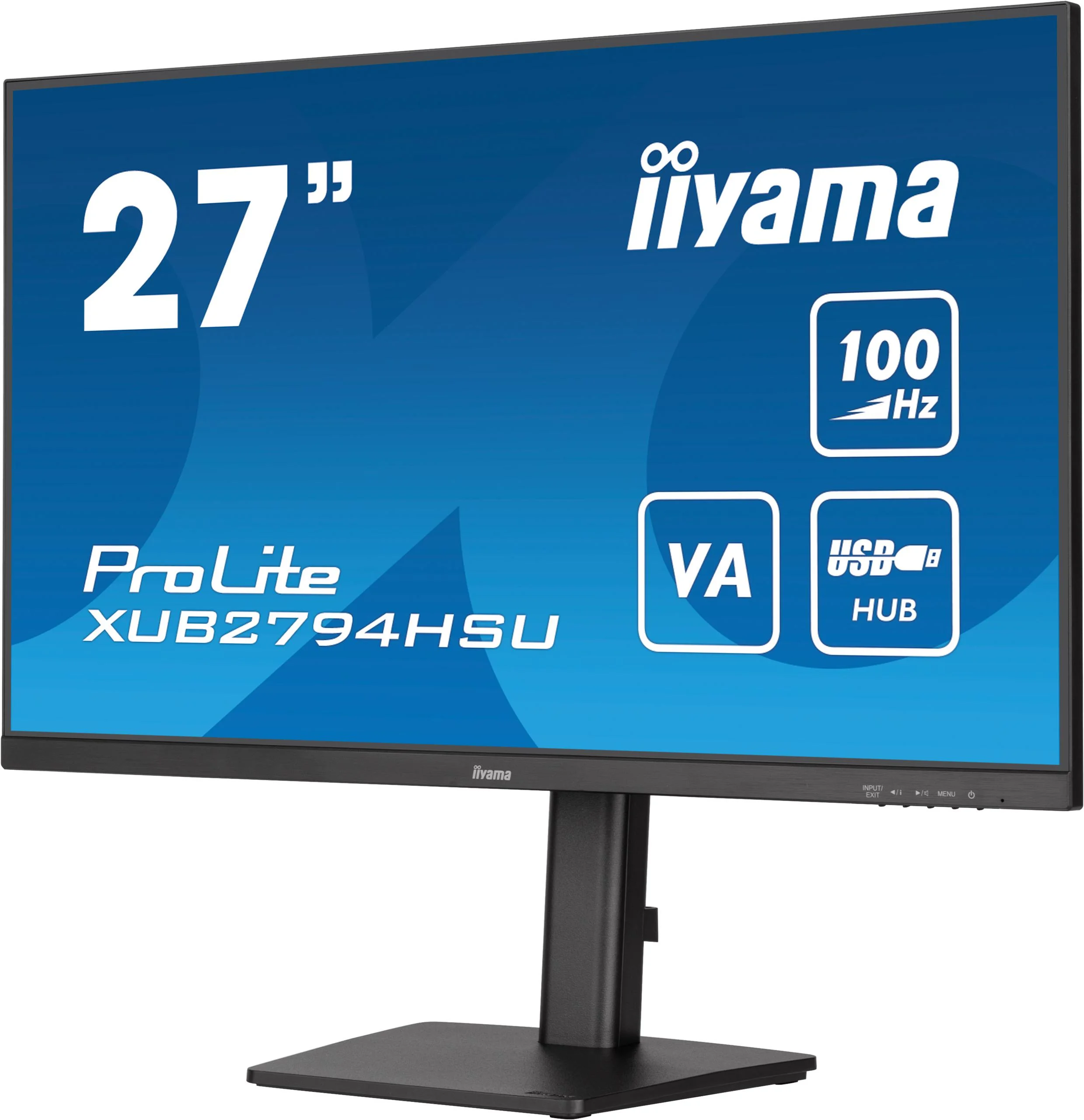 Monitor LED IIYAMA XUB2794HSU-B6 27" VA 100 Hz HAS Pivot – nowoczesny monitor do wielu zastosowań