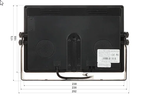 monitor samochodowy ate tft09 t4 9 autone b5b16138cec34d1781fd4b3a29735839
