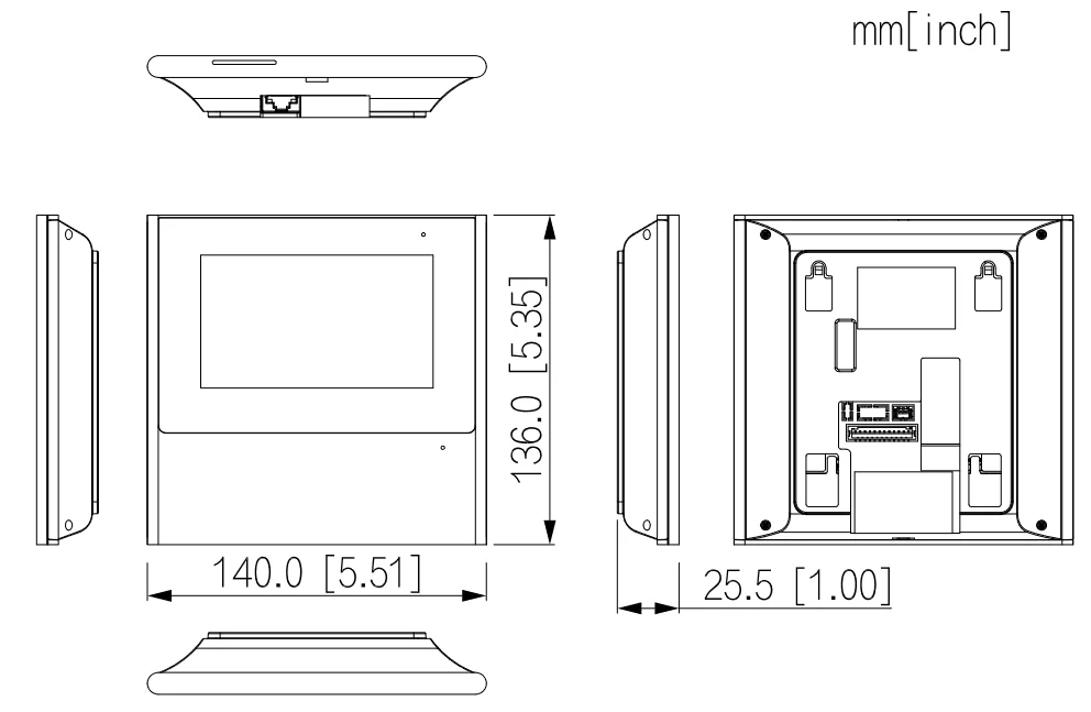 Monitor wideodomofonu DAHUA VTH2612L-W