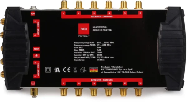 multiswitch opticum oms 512 pro trq platinium line 96f6265c6bac46e0a8449908ae8ad64c