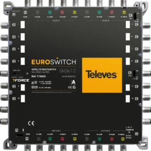 multiswitch televes euroswitch 9x9x12 ref 719602 7f63a7fcc6254e7e8d41509b26147c58