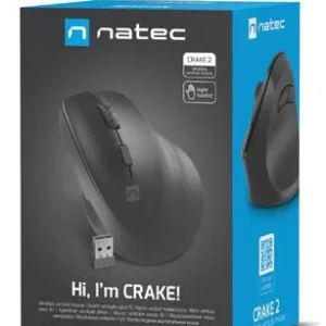 mysz bezprzewodowa natec crake 2 czarny 67a3b65d8c1c4100a3e6811e30207444