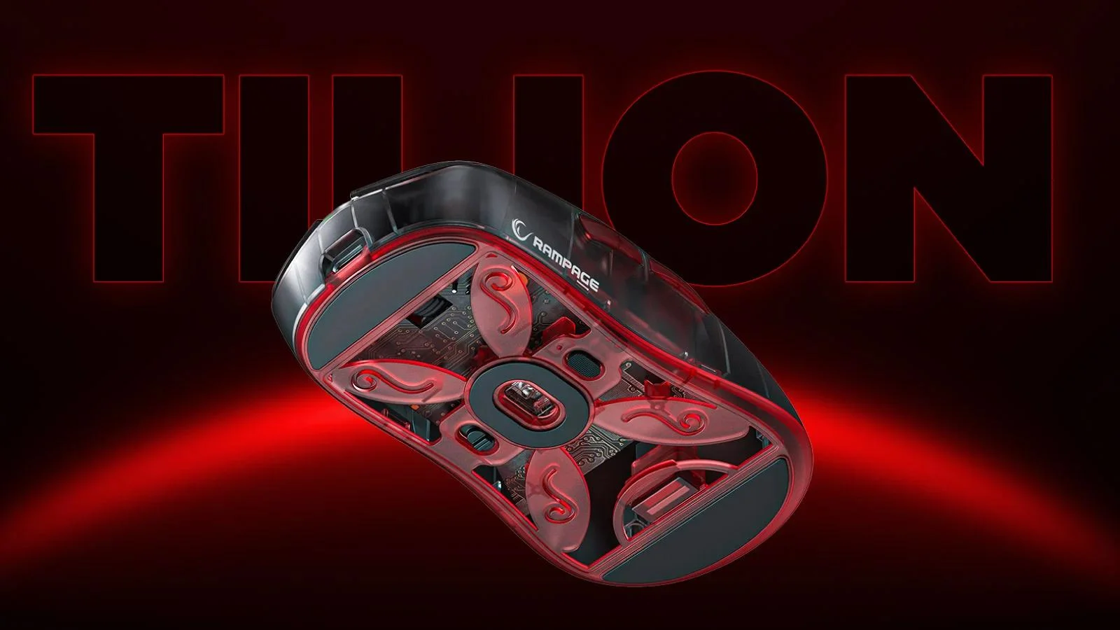 Mysz bezprzewodowa Rampage TILION Czarna