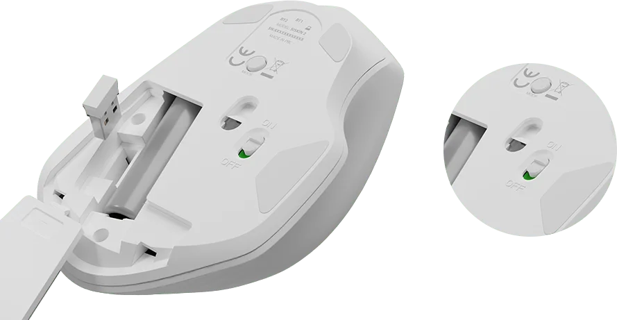 Optyczny sensor z trzema poziomami DPI