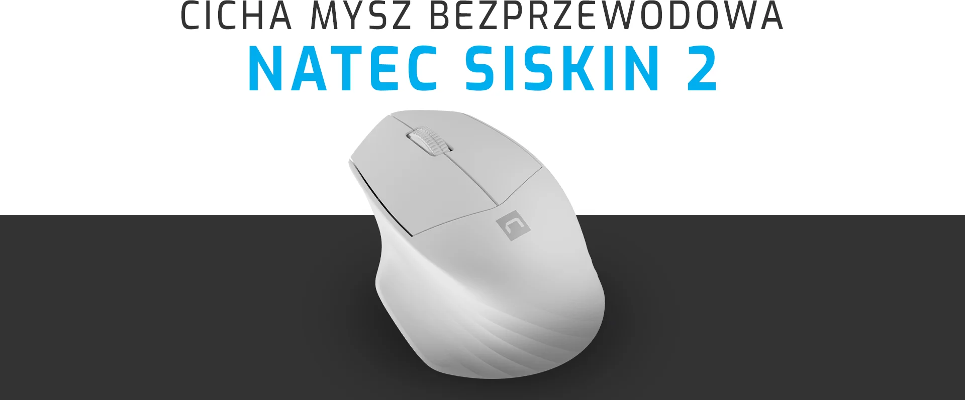 Mysz bezprzewodowa Natec Siskin 2 Bluetooth biały