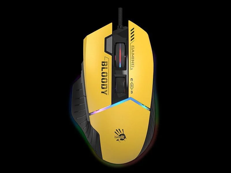 Mysz przewodowa A4tech Bloody W95 Max USB Sports Lime