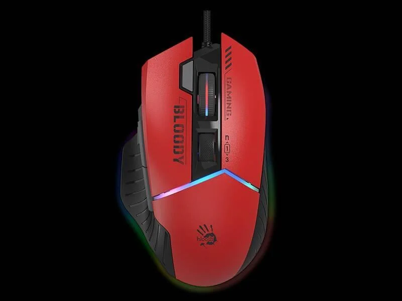 Mysz przewodowa A4tech Bloody W95 Max USB Sports Red