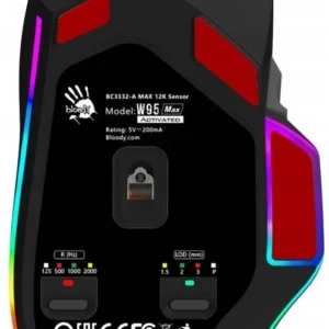 mysz przewodowa a4tech bloody w95 max usb sports red 513845f210c04d48afb1ce99e92aca42