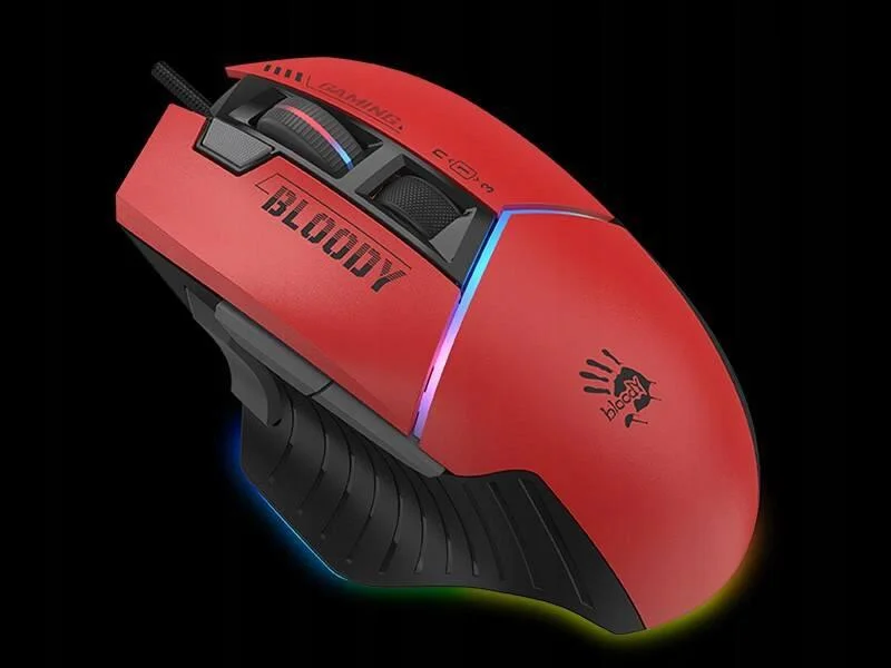 Mysz przewodowa A4tech Bloody W95 Max USB Sports Red