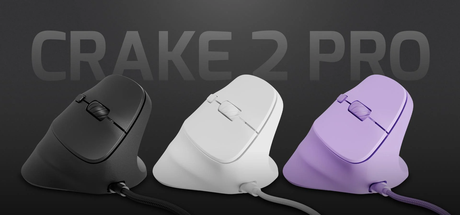 Mysz wertykalna Natec Crake 2 Pro 12800DPI biały