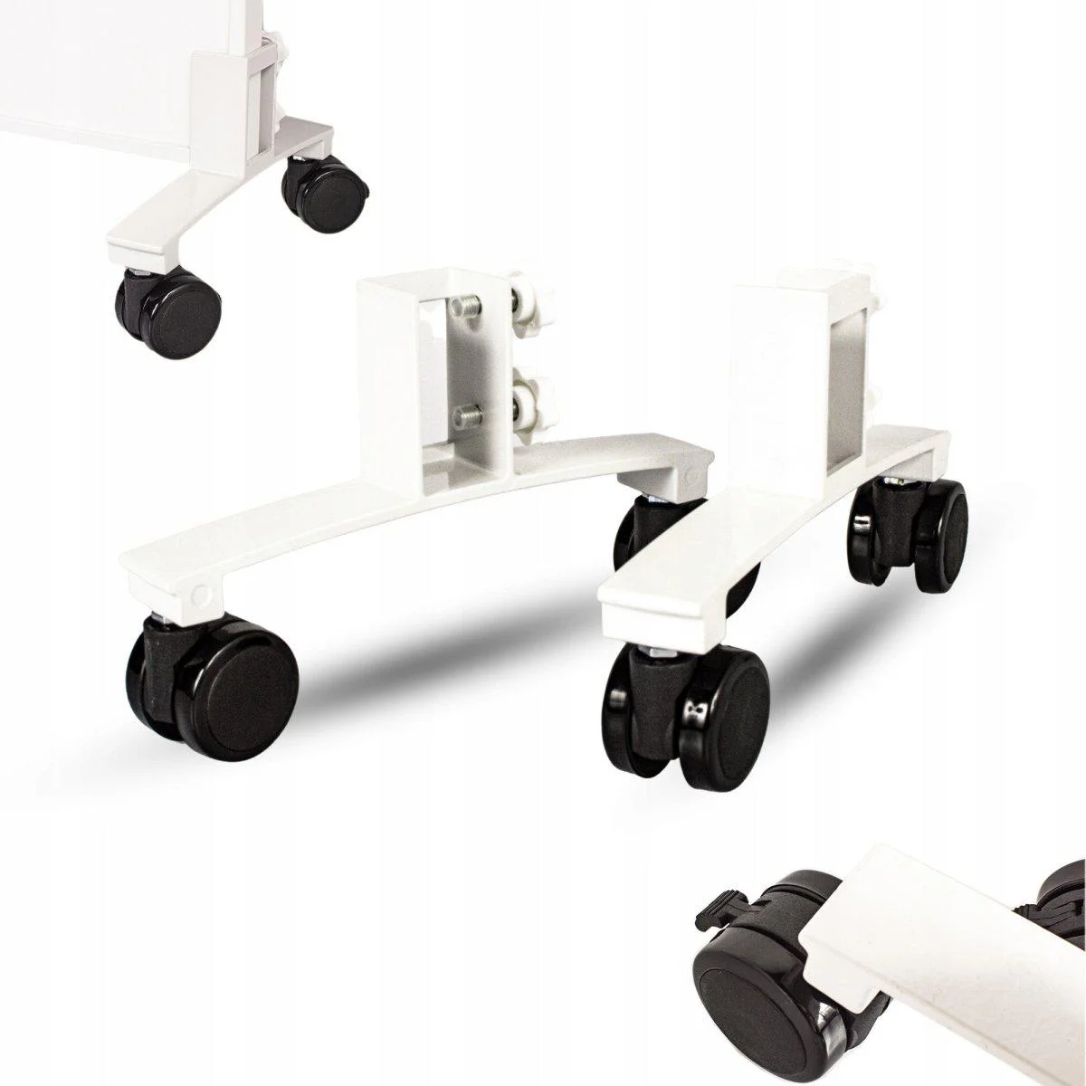 Nóżki na kółkach do promienników podczerwieni CRONOS® uniwersalne - najważniejsze cechy: