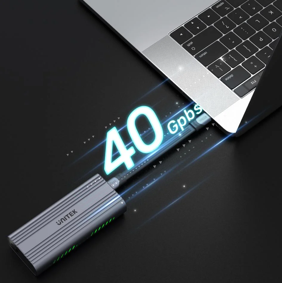 Obudowa dysku M.2 SSD PCIe/NVMe Unitek S1226A - praca z prędkością błyskawicy