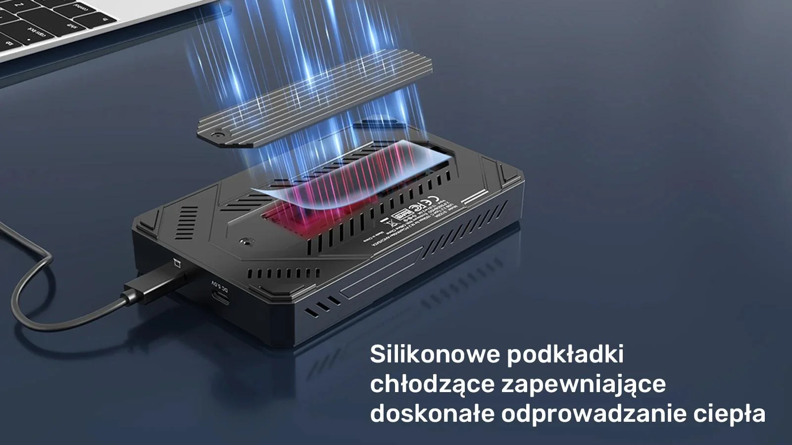 Obudowa dysku Unitek SSD M.2 NVMe i SATA 10Gbps USB