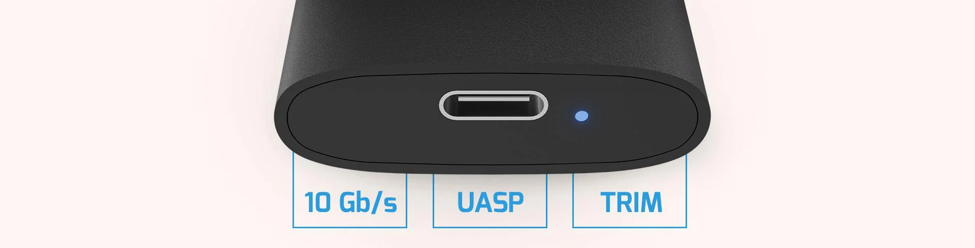 Obudowa na dysk SSD Natec Rhino M.2 NVME Lite USB-C 3.1 Gen.2 aluminium