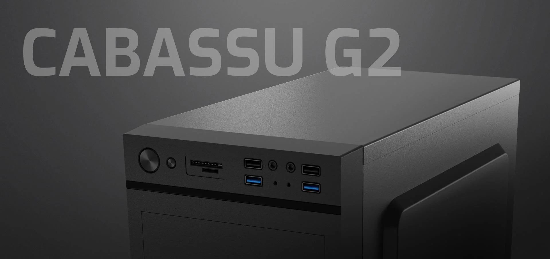 OBUDOWA NATEC CABASSU G2 MIDI TOWER CZARNA