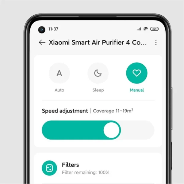 oczyszczacz powietrza xiaomi air purifier 4 compact 408e3e1d77994f1b9c4190074ec636af