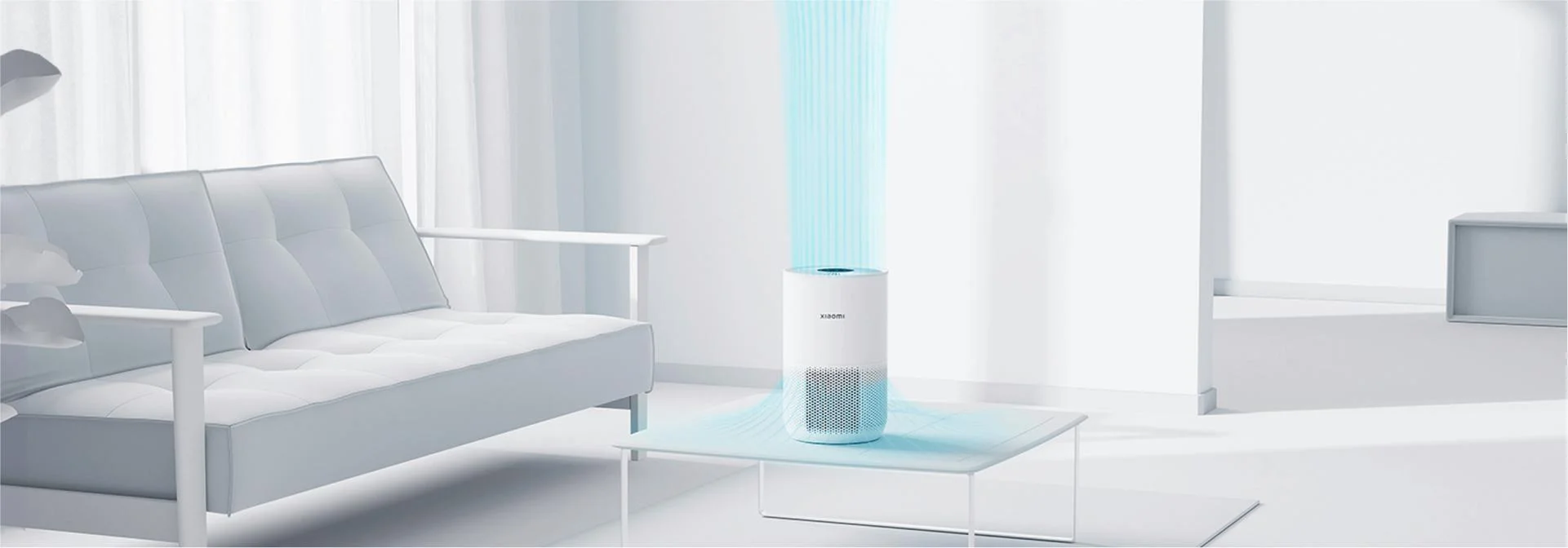 Oczyszczacz powietrza Xiaomi Air Purifier 4 Compact - kompaktowy rozmiar, odpowiedni do użytku w całym Twoim domu