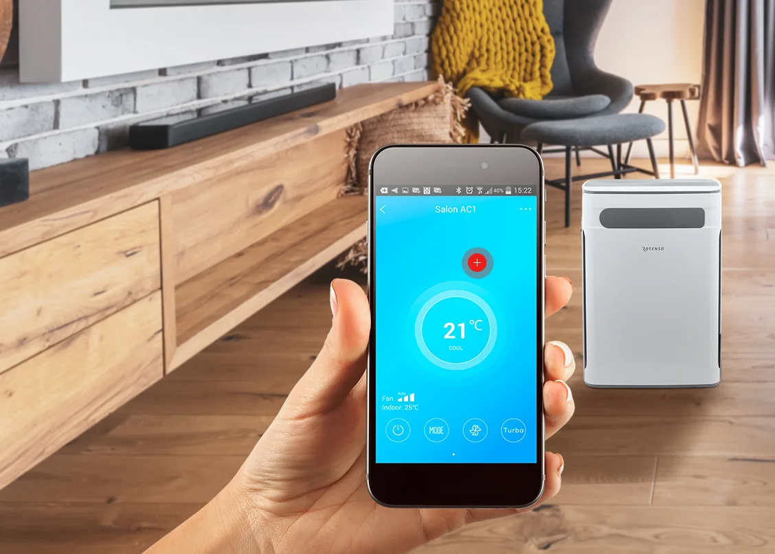 Rotenso Ione I31W R10 - oczyszczacz powietrza z nawilżaczem i możliwością sterowania poprzez aplikację mobilną Smart Life!