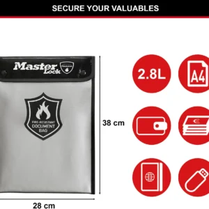 ognioodporna torba na dokumenty master lock fbwlz0eurhro 40e9444a37cd49e2bd0f811962fab2b3