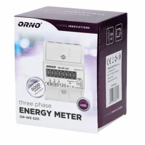 or we 520 orno 3 fazowy licznik energii elektrycznej 80a mid dd18295f6f164270839bcb4594d1ee4a