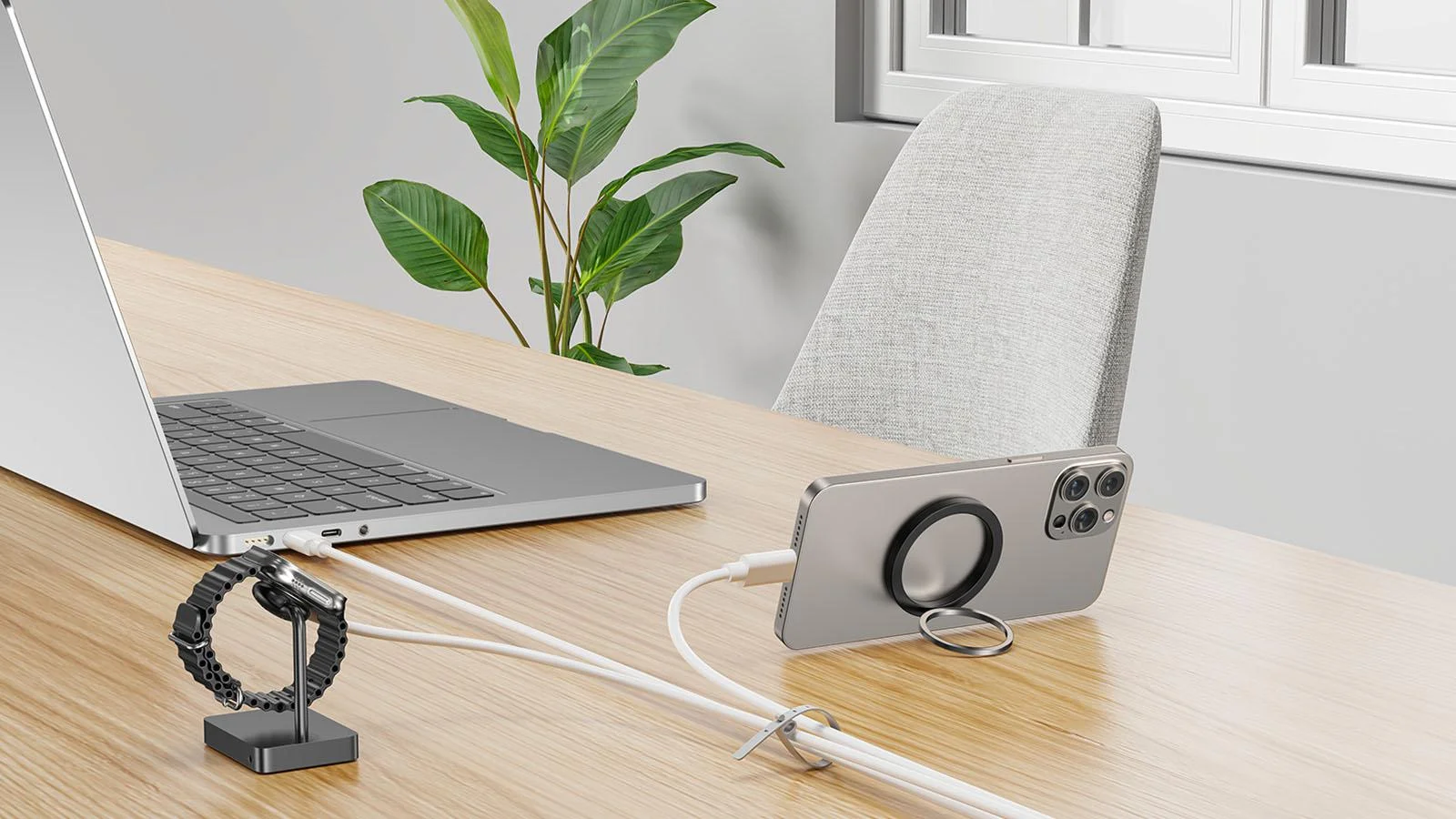 Organizer do kabli Unitek FlexiTie Zestaw silikonowych opasek kablowych