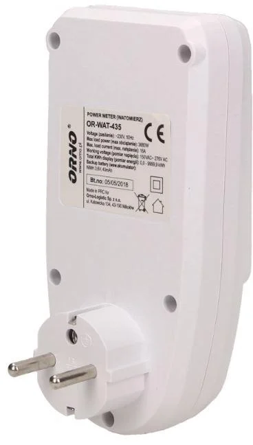 orno or wat 435 watomierz licznik energii z wyswietlaczem e94aa365da3e428a822c6a5790a708bb