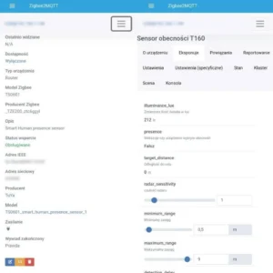oxt czujnik radar obecnosci jasnosci 230v zigbee tuya 1f31cf9488134154929dda487edd9bf5