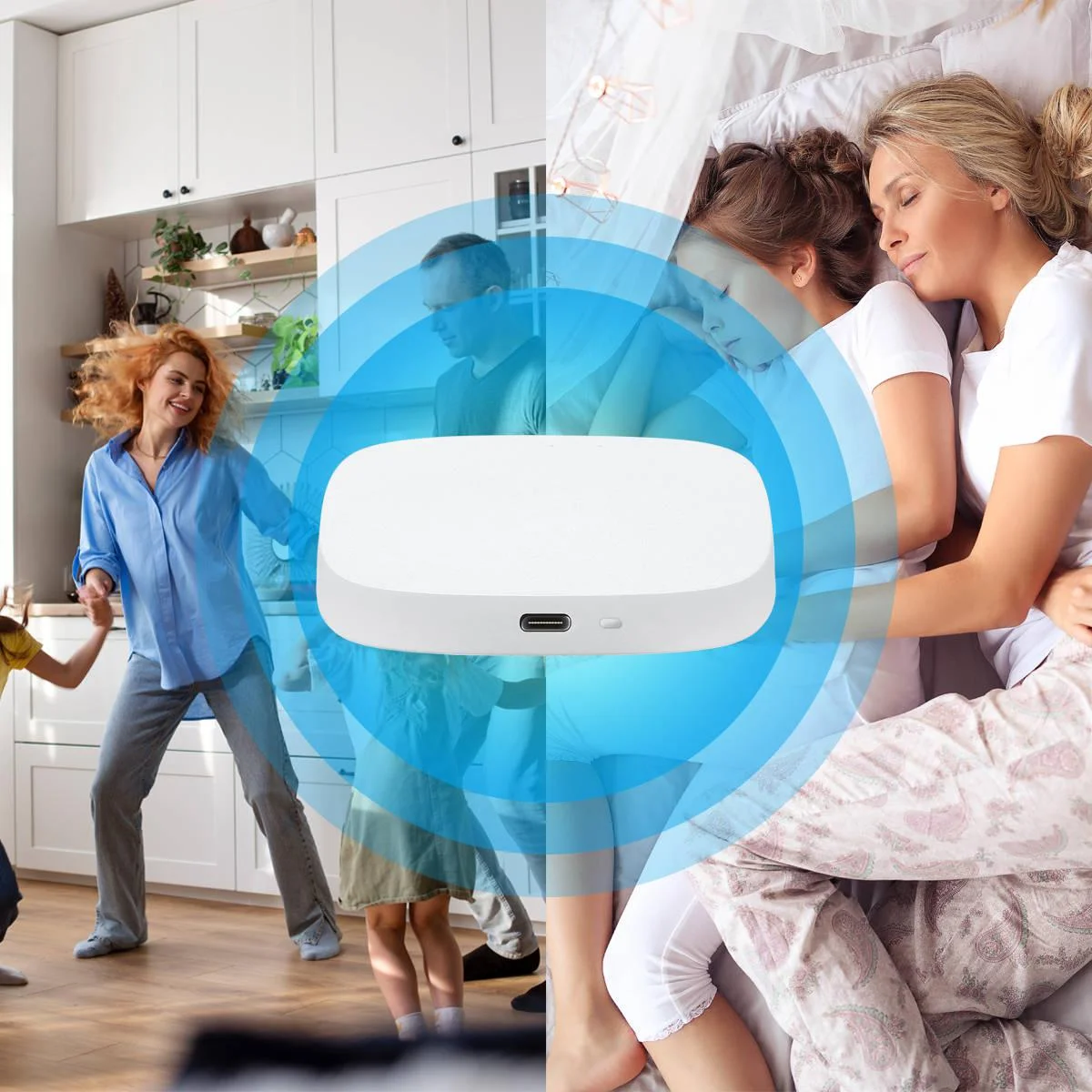 Korzyści – OXT Czujnik radar obecności jasności USB ZigBee TUYA T165