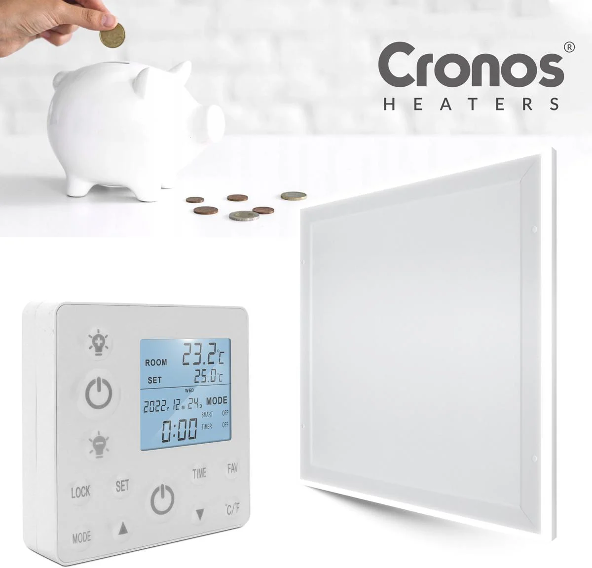 Ogrzewanie z panelami podczerwieni marki Cronos® - przyjazne rozwiązanie dla Twojego portfela