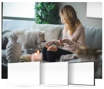 Panel grzewczy IR CRONOS Synthelith PRO CRP-1200TWP Grey