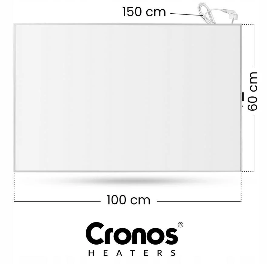 Panel grzewczy CRONOS® Synthelith PRO CRP-600TWP Grey - specyfikacja i dane techniczne: