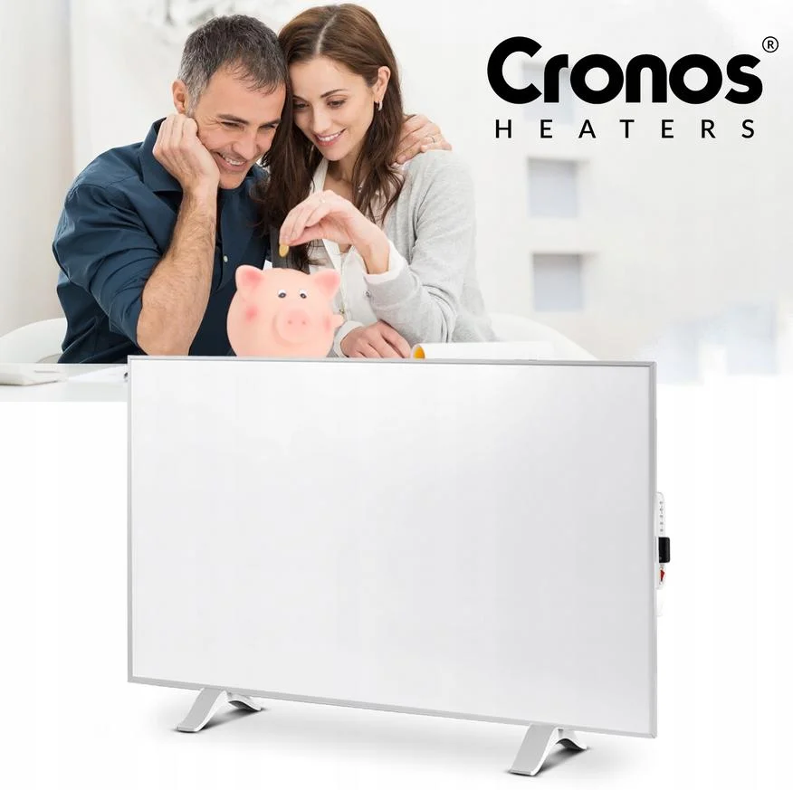 Energooszczędność? Tak, z panelem grzewczym CRONOS® Synthelith PRO CRP-600TWP Grey to oczywista oczywistość!