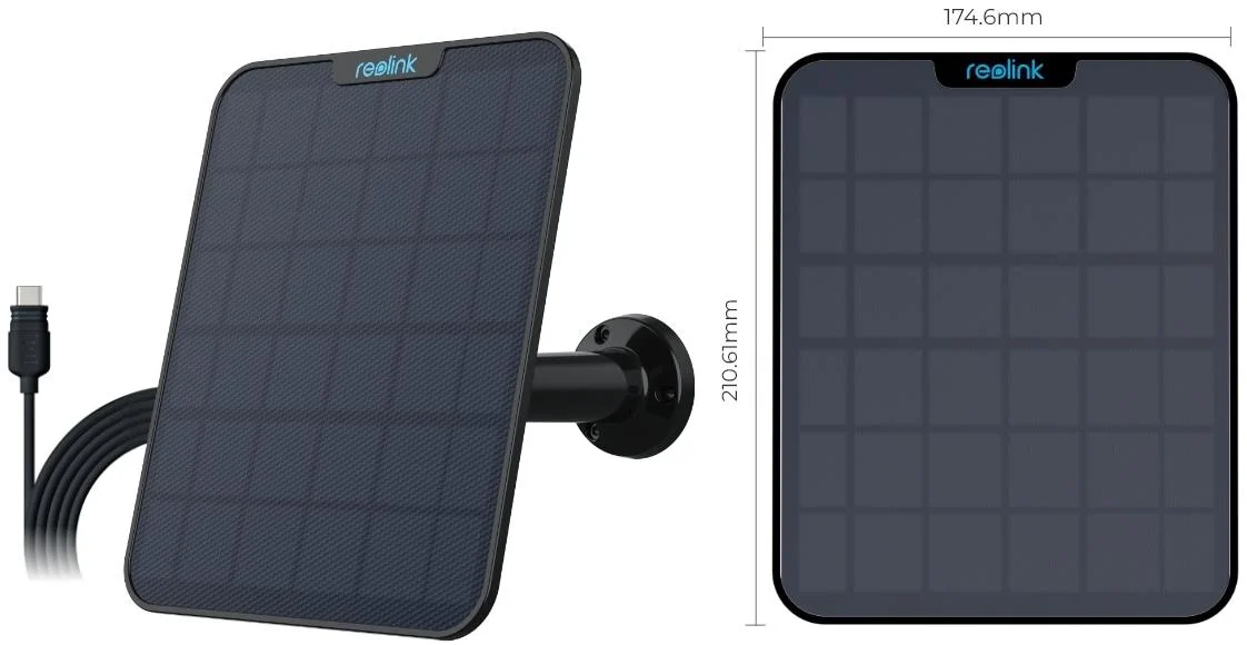 Panel solarny 2 Reolink czarny 5,8W