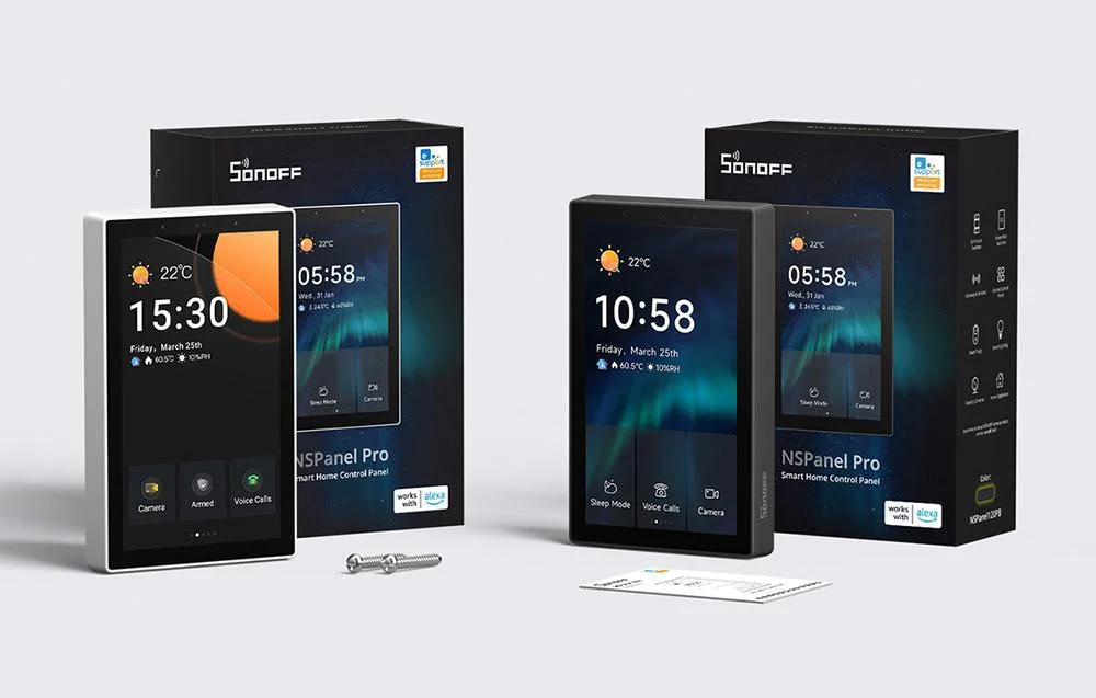 Panel sterowania WiFi/Bluetooth/ZigBee Matter SONOFF NSPanel Pro 120 (czarny)