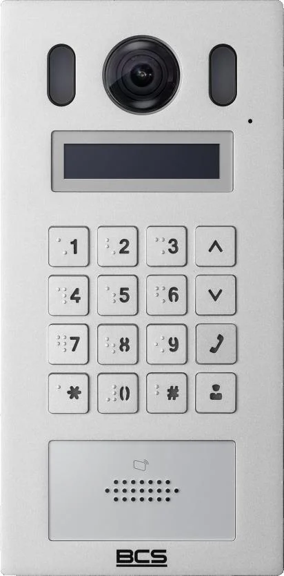 panel zewnetrzny ip wielorodzinny z kamera bcs pan9211s s edc59f2fbd894989a9e9b5995274b836