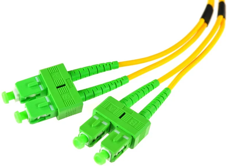 PATCHCORD ŚWIATŁOWODOWY SM 10M DUPLEX 9/125, SC/APC-SC/APC 3MM