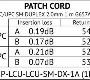 patchcord swiatowodowy sm 1m duplex 9125 lcupc lcupc b0c8bb81edf54c96b97f57b5d3748e2c