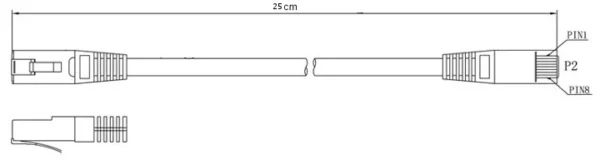 patchcord uutp kat5e 025m czerwony bbb3bd563d544b84a256f753ce16d653