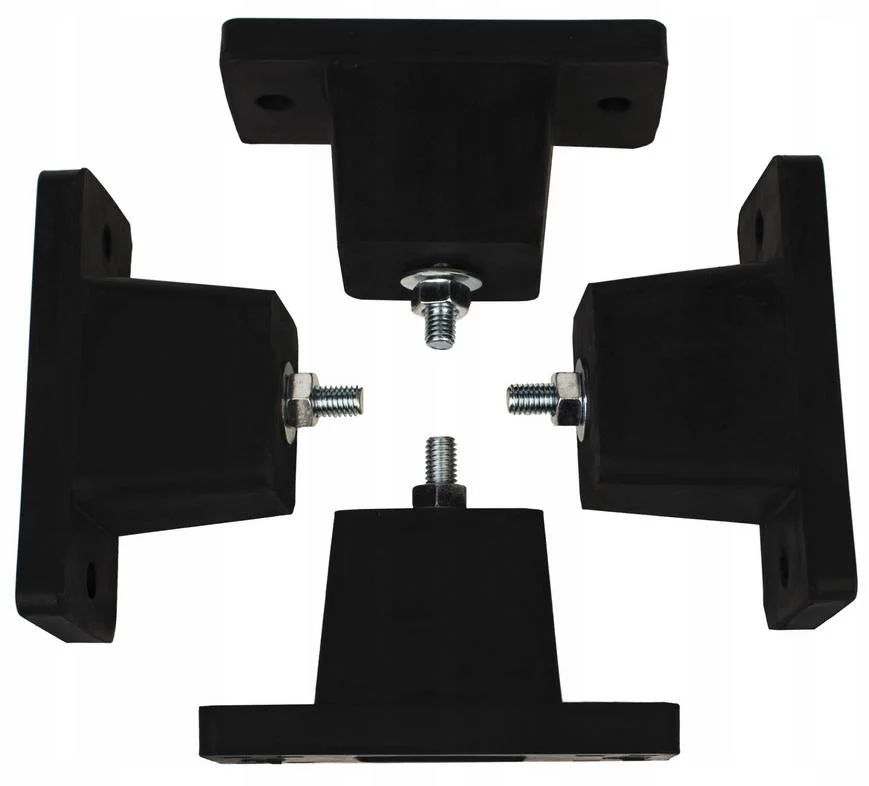 4 x stopka antywibracyjna IVENSIS IMS08 - najważniejsze cechy zestawu czterech podstaw antywibracyjnych: