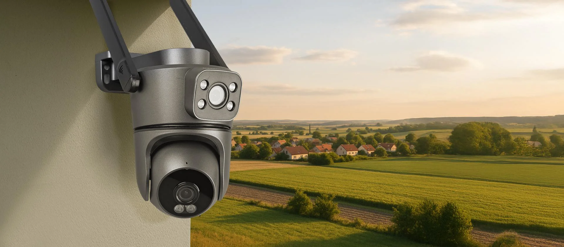 Kamera IP EasyCam obrotowa dualna Tuya 5MP 4x zoom EC-2x5PTZ8L