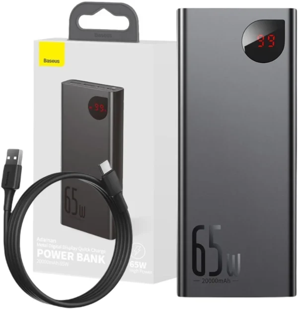 powerbank baseus adaman digital display ppimda d01 20000mah 1c9586c298c14aa184cc2e43fca287f1