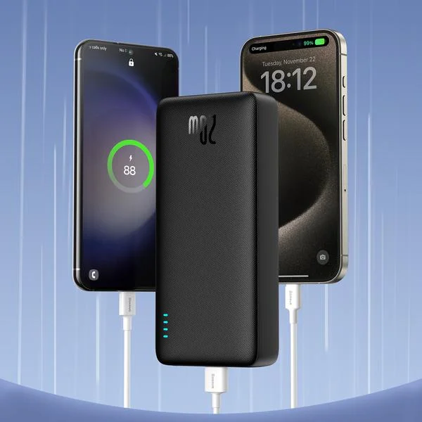Powerbank Baseus Airpow P10022804113-00 20000mAh 20W PD QC 20W USB-A USB-C + kabel - moc i szybkość na wyciągnięcie ręki
